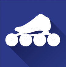 icono patinaje de velocidad